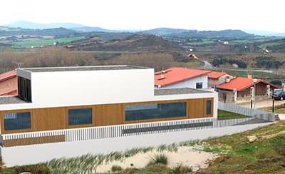 Casa modular en la Valdorba